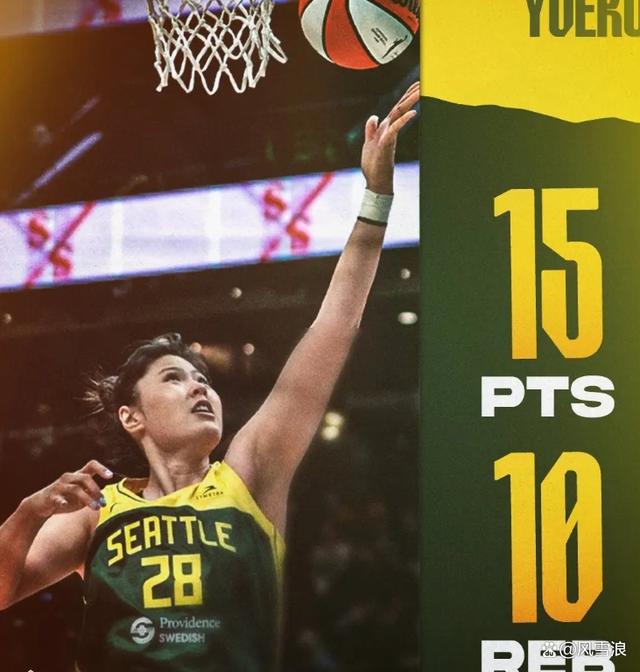 19分12篮板！李月汝取得WNBA生涯首次两双的简单介绍